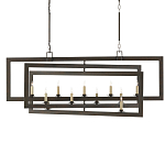 Люстра из пересекающихся прямоугольных элементов Intersecting Rectangles варинант исполнения - 2 | Loft Concept в Грозном