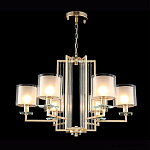 Люстра с 6-ю цилиндрическими плафонами из стекла Laurent варинант исполнения - 2 | Loft Concept в Грозном