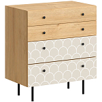 Комод с принтом на ящиках Elise Chest of Drawers варинант исполнения - 9 | Loft Concept в Грозном