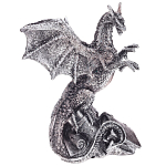 Декоративная статуэтка Дракон Silver Dragon Treasure Keeper Statuette варинант исполнения - 1 | Loft Concept в Грозном