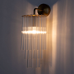 Бра с круглым основанием и длинными прозрачныи стеклянными трубками Nembus варинант исполнения - 2 | Loft Concept в Грозном