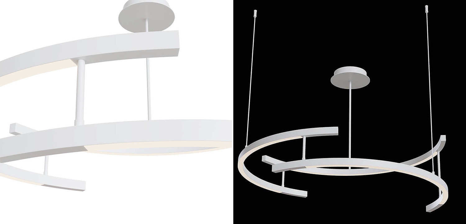 Люстра Smeragde Light Chandelier white arcs Люстра Smeragde Light Chandelier white arcs - Loft-Concept в Грозном