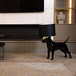 Лампа COLLECTION OF DOGS с абажуром Бультерьер варинант исполнения - 8 | Loft Concept в Грозном