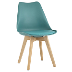 Стул с основой из пластика и мягким сиденьем Arvika Azure варинант исполнения - 1 | Loft Concept в Грозном