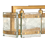 Люстра прямоугольная из толстого литого стекла Cast Glass варинант исполнения - 3 | Loft Concept в Грозном