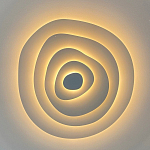 Потолочная люстра круглая многослойная Multilayering варинант исполнения - 9 | Loft Concept в Грозном