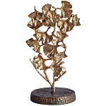 Статуэтка Metal Flowers Вrass Gold варинант исполнения - 1 | Loft Concept в Грозном