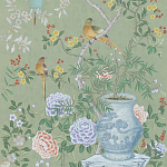 Обои ручная роспись Temple Newsam Mercury Grey варинант исполнения - 3 | Loft Concept в Грозном