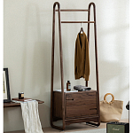 Вешалка деревянная с 2- мя ящиками Moon Walnut Furniture варинант исполнения - 2 | Loft Concept в Грозном