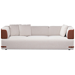 Трехместный диван Richmond с кожаной отделкой варинант исполнения - 1 | Loft Concept в Грозном