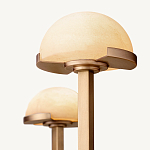 Люстрас 6-ю мраморными плафонами в форме купола Light Warm Light варинант исполнения - 2 | Loft Concept в Грозном