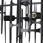 Люстра черная остроконечной формы Black Satin варинант исполнения - 2 | Loft Concept в Грозном