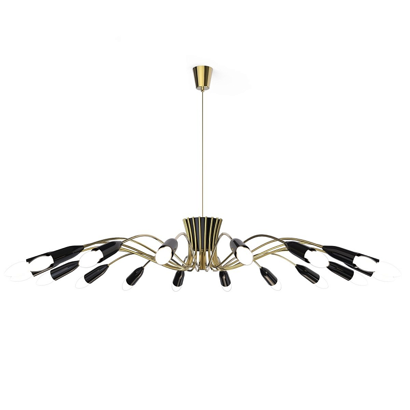 Люстра NORAH SUSPENSION Delightful Черный Золотой Люстра NORAH SUSPENSION Delightful Черный Золотой в Грозном | Loft Concept