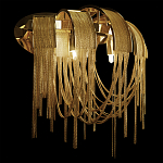 Бра с металиическими цепочками и дугообразными элементами Atlantis Chain варинант исполнения - 12 | Loft Concept в Грозном