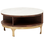 Круглый кофейный стол Sadie Round Coffee Table варинант исполнения - 1 | Loft Concept в Грозном