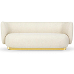 Диван с обивкой букле Ambrose Soft Boucle Sofa варинант исполнения - 1 | Loft Concept в Грозном