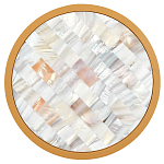 Бра в форме диска с перламутровыми прямоугольниками из морской ракушки Touch of Marine Charm варинант исполнения - 2 | Loft Concept в Грозном