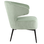 Современное мягкое кресло на металлических ножках Rakush Pistachio варинант исполнения - 5 | Loft Concept в Грозном