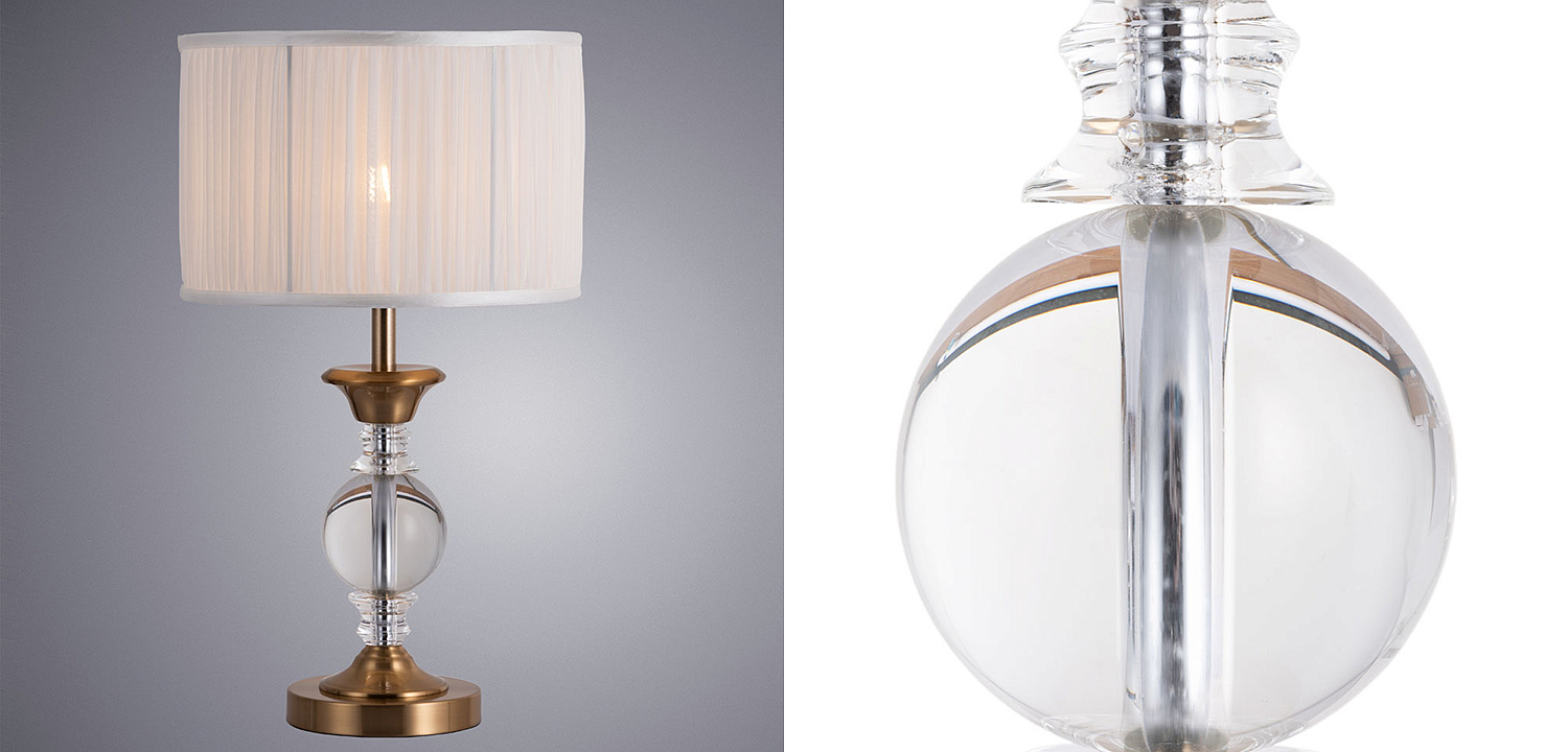 Настольная лампа Fluid glass lamp Настольная лампа Fluid glass lamp - Loft-Concept в Грозном