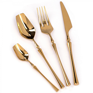 Столовые приборы Soft Forms Gold