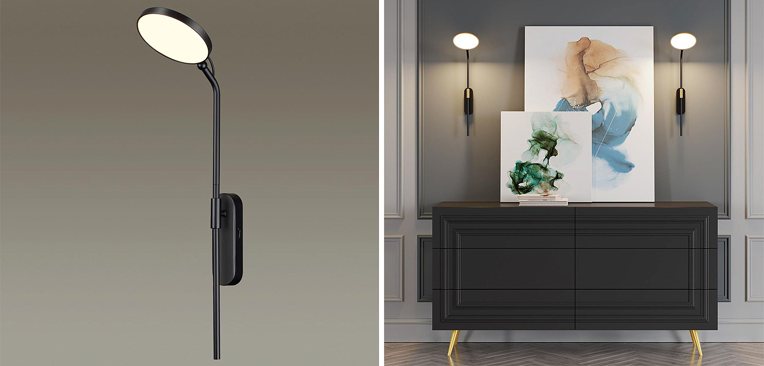 Бра Maxine Light Wall lamp Lantern Black Бра Maxine Light Wall lamp Lantern Black - Loft-Concept в Грозном