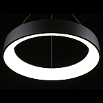 Люстра подвесная светодиодная Black Circle варинант исполнения - 4 | Loft Concept в Грозном