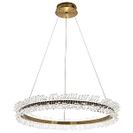 Кольцевая люстра с хрустальным декором Rowan Crystal Ring Horizontal Chandelier варинант исполнения - 2 | Loft Concept в Грозном