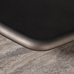 Столик журнальный квадратный  с полкой Sculptural Marble Accent с мрамором  варинант исполнения - 6 | Loft Concept в Грозном