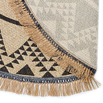 Ковер круглый из комбинированного состава Fantasy варинант исполнения - 4 | Loft Concept в Грозном