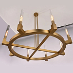Люстра CANELLE Round Chandelier 8 Modern Brass варинант исполнения - 2 | Loft Concept в Грозном