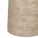 Столик приставной с круглой столешницей Textured Cream Table варинант исполнения - 4 | Loft Concept в Грозном