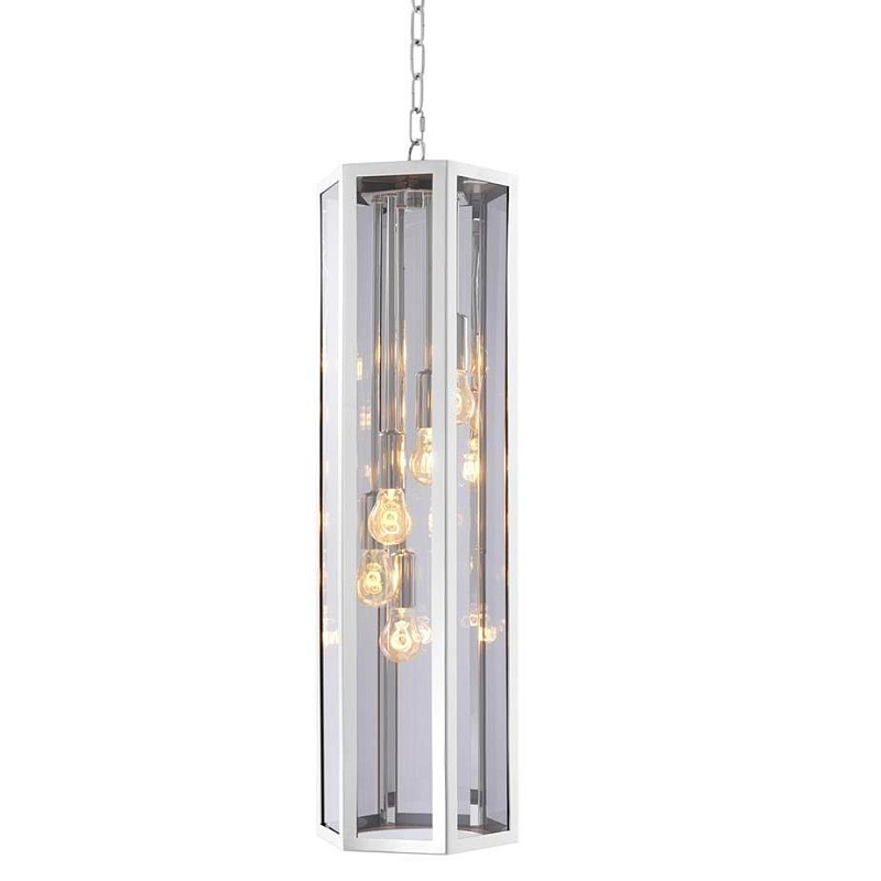 Люстра Chandelier Rondoni Nickel Никель Дымчатый (Smoke) Люстра Chandelier Rondoni Nickel Никель Дымчатый (Smoke) в Грозном | Loft Concept