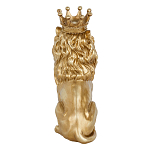 Статуэтка лев с детализированной гривой и изящной короной Lion Crown  варинант исполнения - 3 | Loft Concept в Грозном