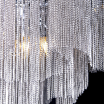 Люстра потолочная с металлическими цепочками Диаметр 99 см Atlantis Chain варинант исполнения - 5 | Loft Concept в Грозном