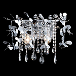 Бра с металлическими лепестками и хрустальными подвесками Leaf Cascade варинант исполнения - 2 | Loft Concept в Грозном