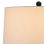 Настольная лампа зеленая с тканевым абажуром Splashes of Green Moss варинант исполнения - 3 | Loft Concept в Грозном