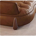 Кресло кожаное с деревянным каркасом Medieval Furniture варинант исполнения - 3 | Loft Concept в Грозном