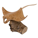 Статуэтка из дерева скат Animals of the World варинант исполнения - 1 | Loft Concept в Грозном