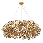 Люстра подвесная круглая с многочисленными металлическими круглыми элементами Terzani Argent варинант исполнения - 5 | Loft Concept в Грозном