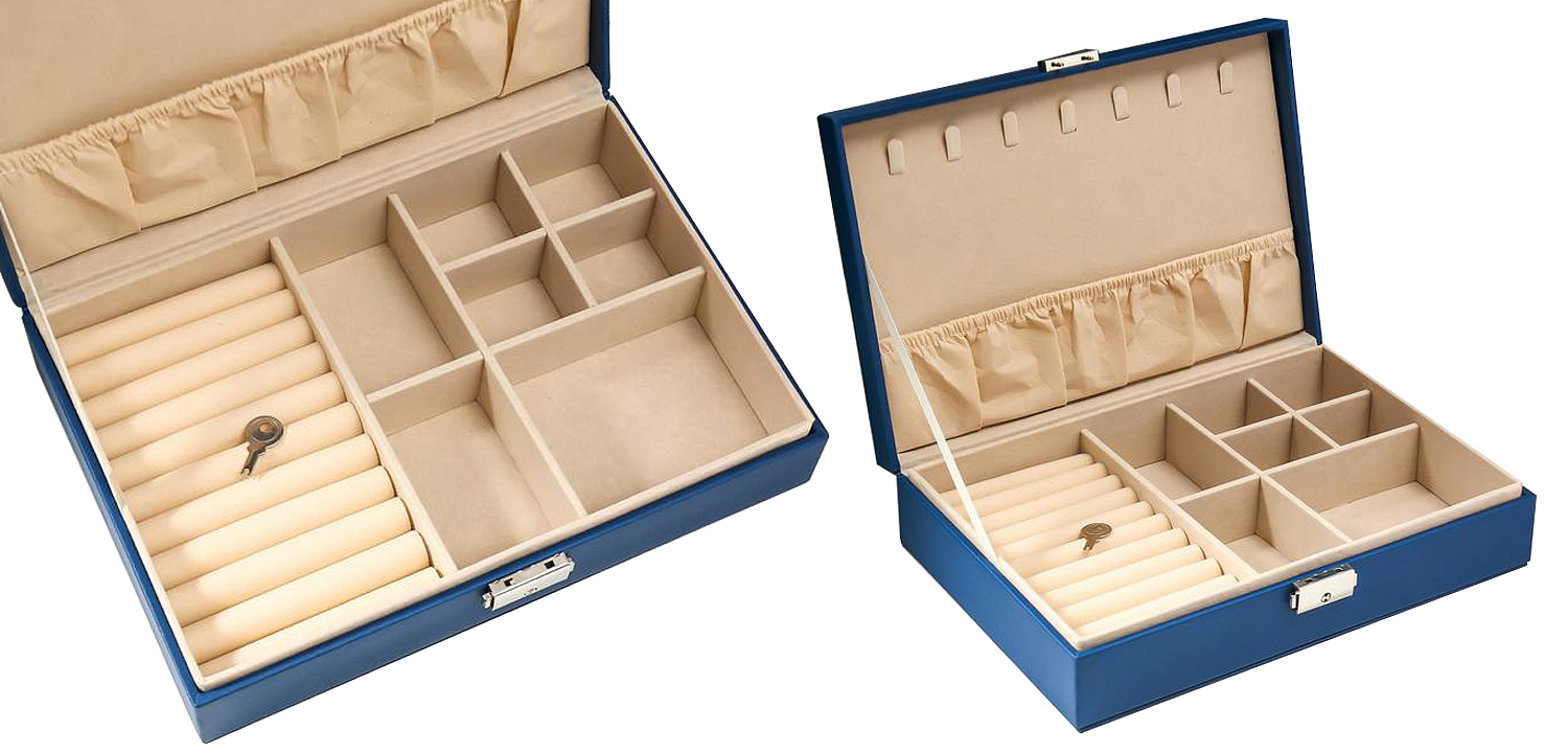 Шкатулка Mazarine Jewerly Organizer Box blue Шкатулка Mazarine Jewerly Organizer Box blue - Loft-Concept в Грозном