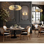 Люстра круглая с фактурными элементами в виде ракушек Inspired Sea варинант исполнения - 6 | Loft Concept в Грозном