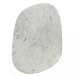 Журнальный столик овальный с мраморной столешницей Decor Showcase варинант исполнения - 2 | Loft Concept в Грозном