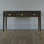 Дизайнерский Письменный стол Elsa Dreams Walnut с тремя ящиками варинант исполнения - 1 | Loft Concept в Грозном