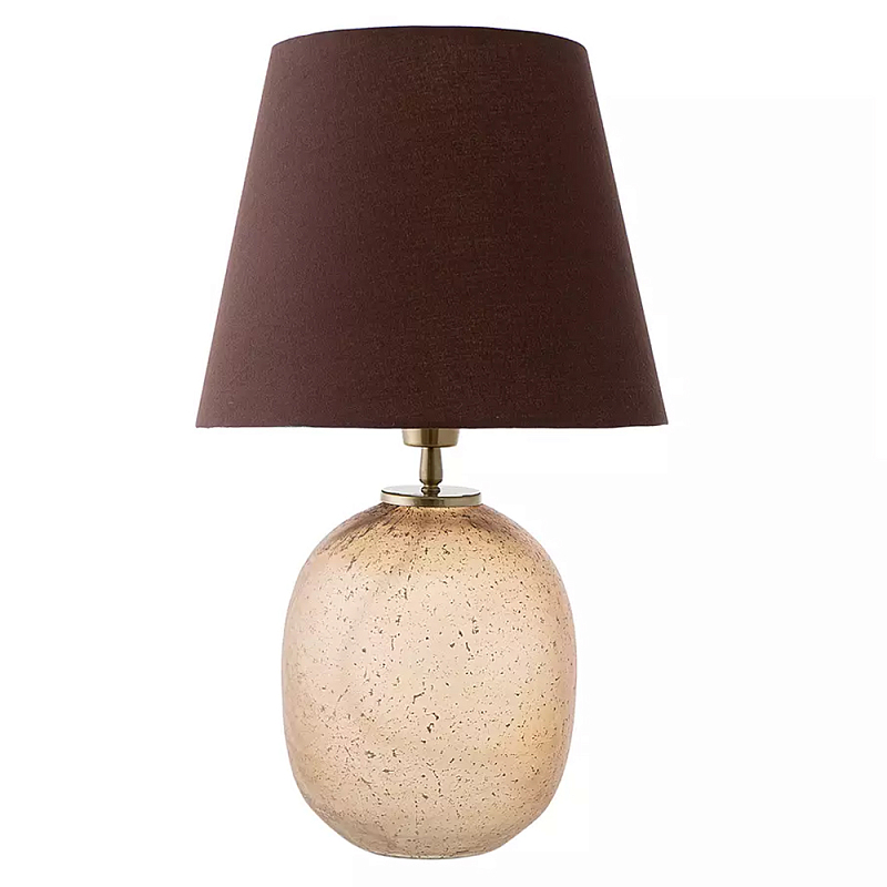 Настольная лампа с тканевым абажуром на овальном основании Lampshade on Oval Base Терракотовый Настольная лампа с тканевым абажуром на овальном основании Lampshade on Oval Base Терракотовый в Грозном | Loft Concept