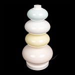 Настольная лампа из стеклянных сфер в пастельных тонах Высота 40 см Pastel Lunaria варинант исполнения - 3 | Loft Concept в Грозном