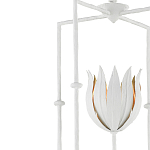 Подвесной светильник белый c абажуром в виде цветка тюльпана White Tulips варинант исполнения - 1 | Loft Concept в Грозном