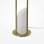 Напольный торшер светодионый золотой Lumen Duo варинант исполнения - 4 | Loft Concept в Грозном