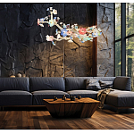 Люстра с цветочным декором Miscellaneous herbs варинант исполнения - 5 | Loft Concept в Грозном