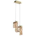 Подвесной светильник волнистой формы из фактурного стекла Wave варинант исполнения - 1 | Loft Concept в Грозном