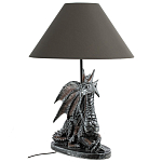 Настольная лампа с абажуром Дракон Silver Dragon варинант исполнения - 1 | Loft Concept в Грозном